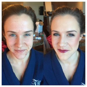 airbrush makeup before after